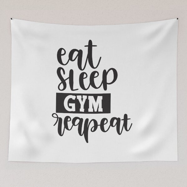 Item preview, Eat sleep gym repeat designed and sold by Brian Kroijer.