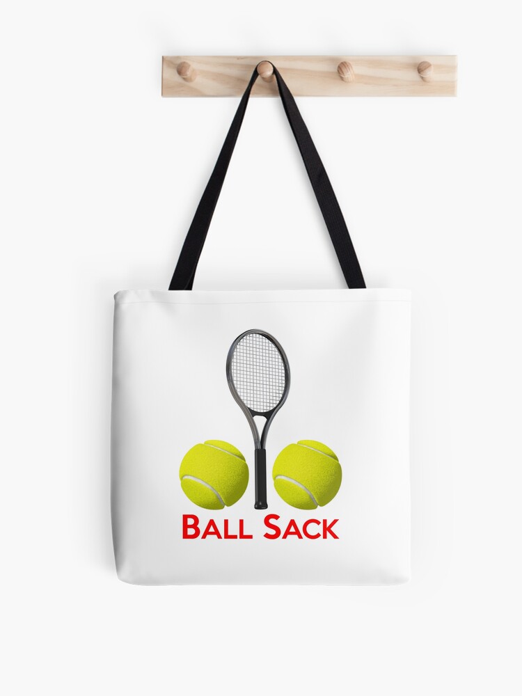 Supresión mejilla Brote Bolsa de tela «Regalos para jugadores de tenis y entrenadores - Ball Sack  Ideas divertidas de regalos para jugadores y entrenadores de tenis - Gran  bolsa de asas para pelotas en Ballsack»