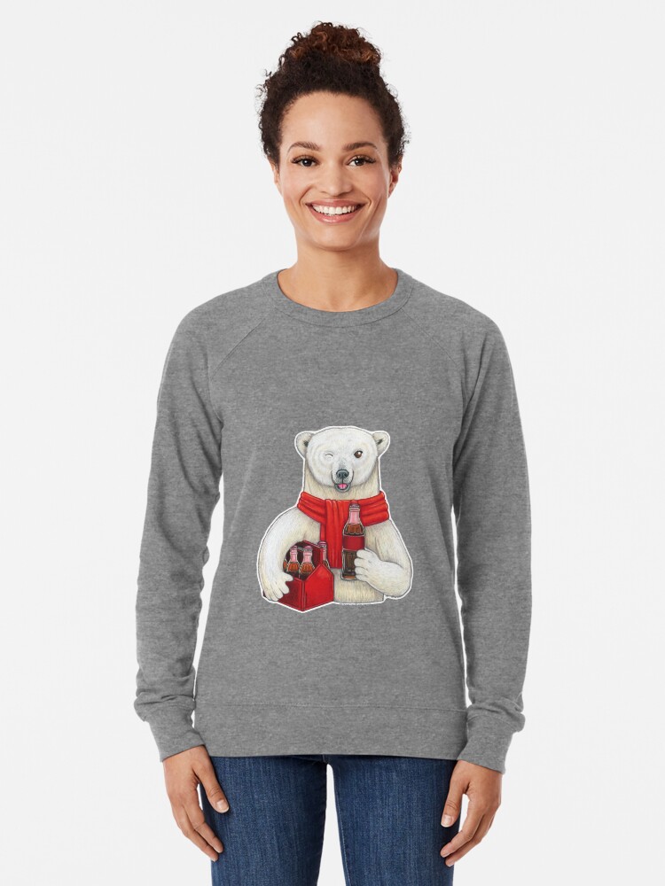 Coca cola bear sweatshirt top