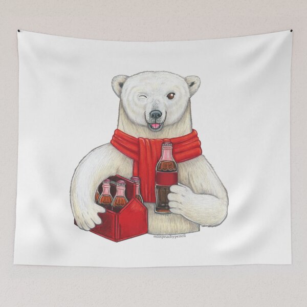 Item preview, Coca-Cola Polar Bear designed and sold by PeachyPencil.