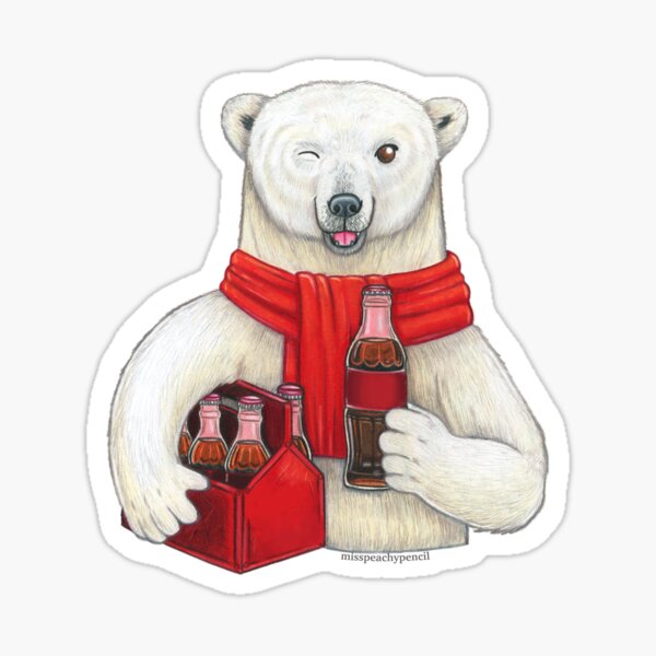 Coca-Cola Polar Bear Sticker