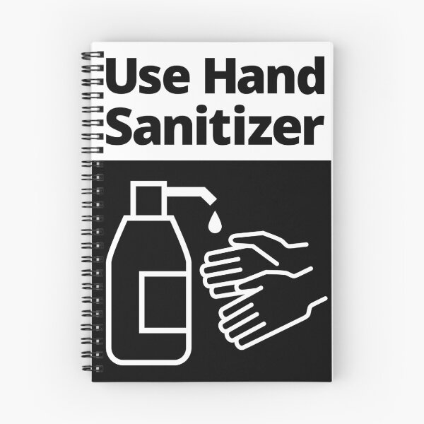 Item preview, Black and White sign - Use Hand Sanitizer designed and sold by SocialShop.