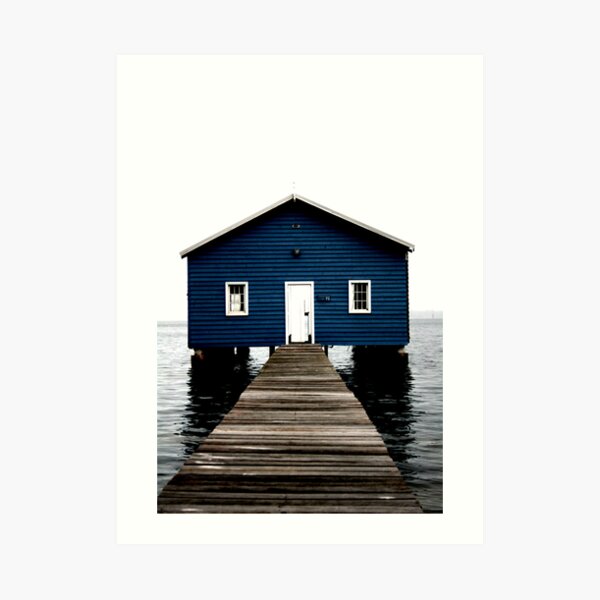 Crawley Boatshed Art Print