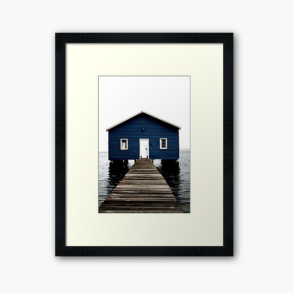 Crawley Boatshed Framed Art Print