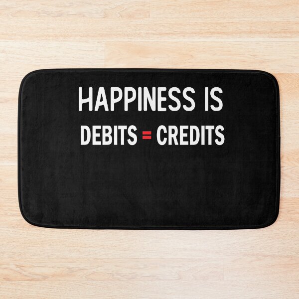 Item preview, happiness is debits equal credits accountant gifts  designed and sold by alaechamlal.