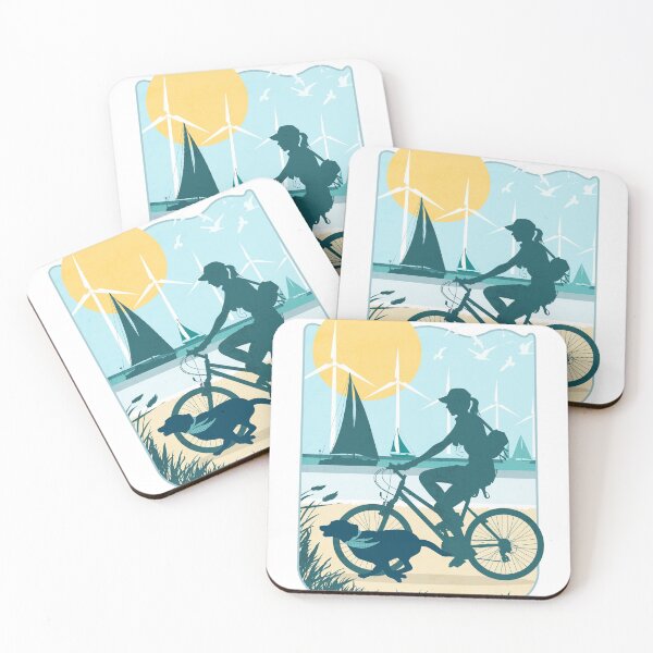 Item preview, Bicycling on the Beach designed and sold by hickhopshop.