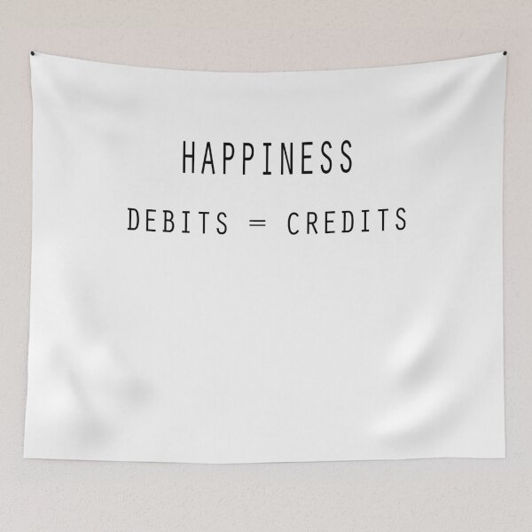 Item preview, happiness is debits equal credits accountant gift accounting designed and sold by alaechamlal.