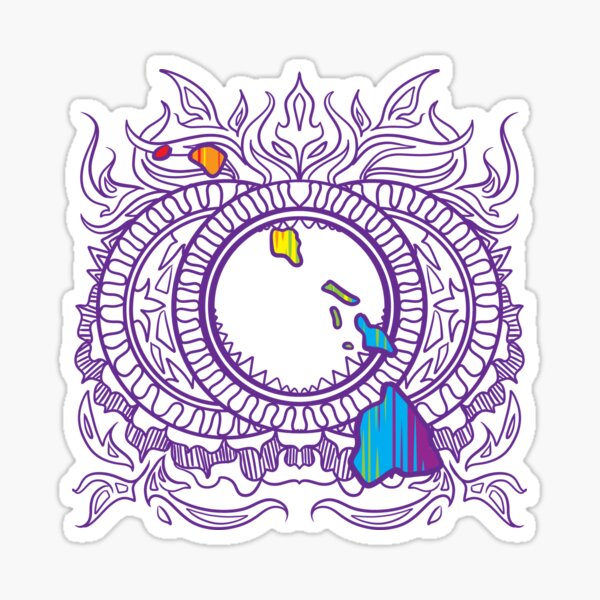"Hawaii Pride" Sticker for Sale by manfishinc Redbubble