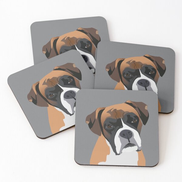 Item preview, Boxer designed and sold by KCPetPortraits.