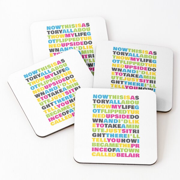 Item preview, Fresh Prince of Belair lyrics designed and sold by Holly Norine Design.