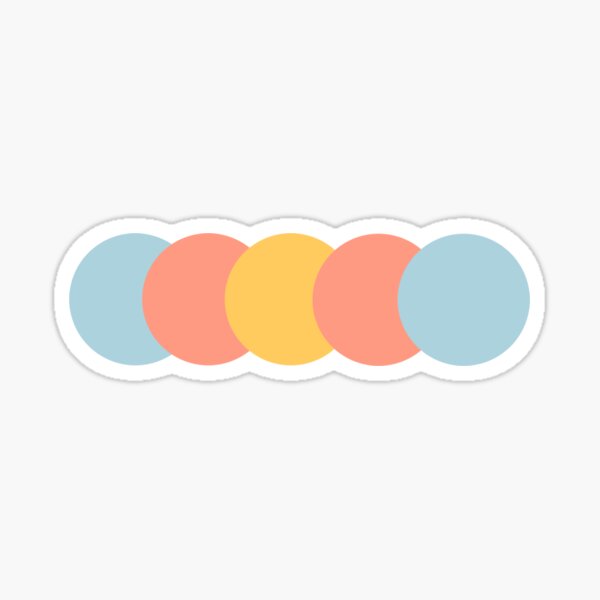 pansexual pride // subtle Sticker