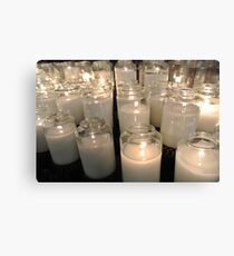 light a candle Canvas Print
