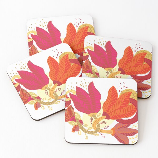 Item preview, Stock Illustration Bouquet of red and orange flowers designed and sold by mundodealfonsa.