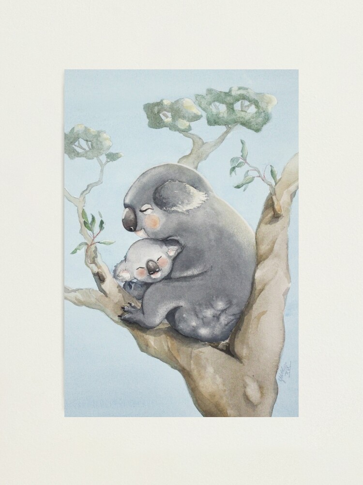 Alternate view of Koala Love Photographic Print