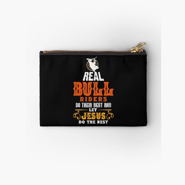 Item preview, Bull Riders do Their Best and Let Jesus do the Rest - Christian Rodeo Cowboy Bull Rider designed and sold by Gold Wings Tees.