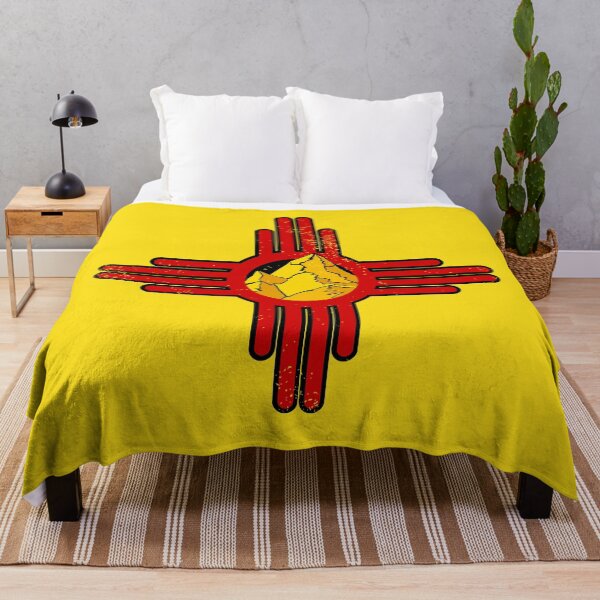 Item preview, Zia Sun Symbol Mountain Range New Mexico rugged look designed and sold by Quantastic.