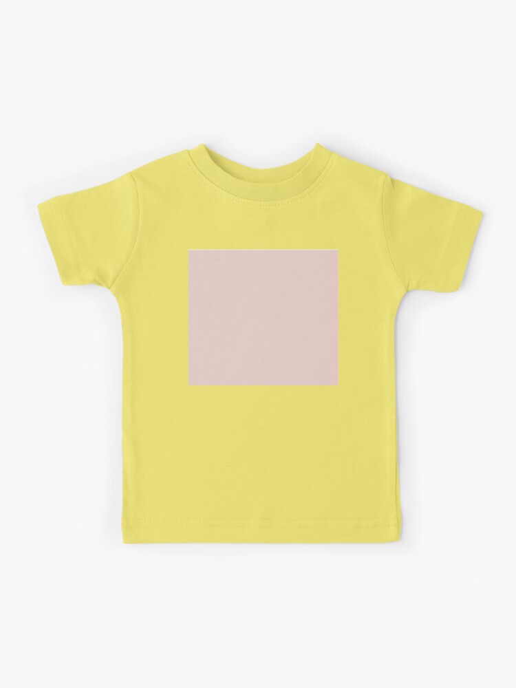 Soft Pink Plain Solid Color Kids T-Shirt for Sale by SqueakyRicardo