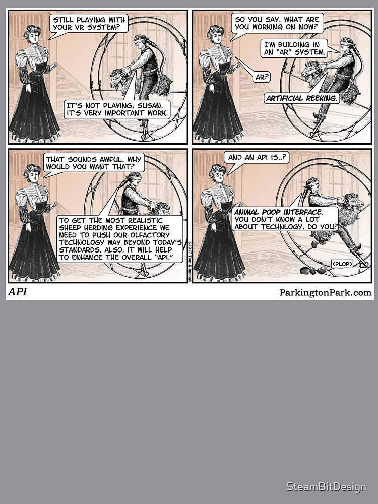 Thumbnail 7 of 7, Oversized T-Shirt, API Comic designed and sold by SteamBitDesign.