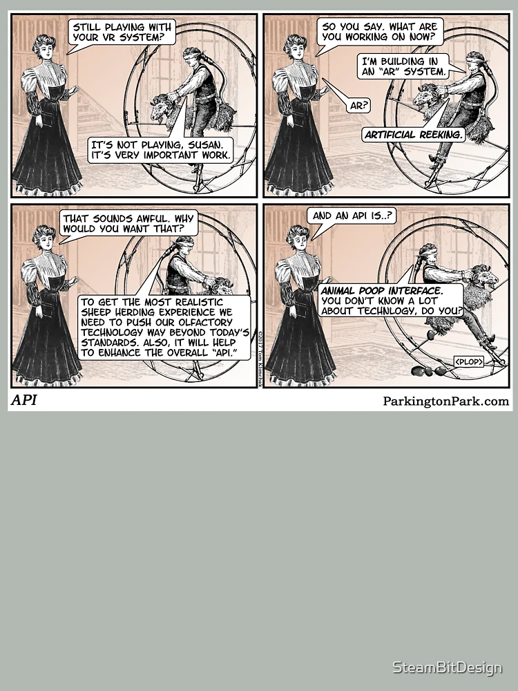 Thumbnail 4 of 4, Boxy T-Shirt, API Comic designed and sold by SteamBitDesign.