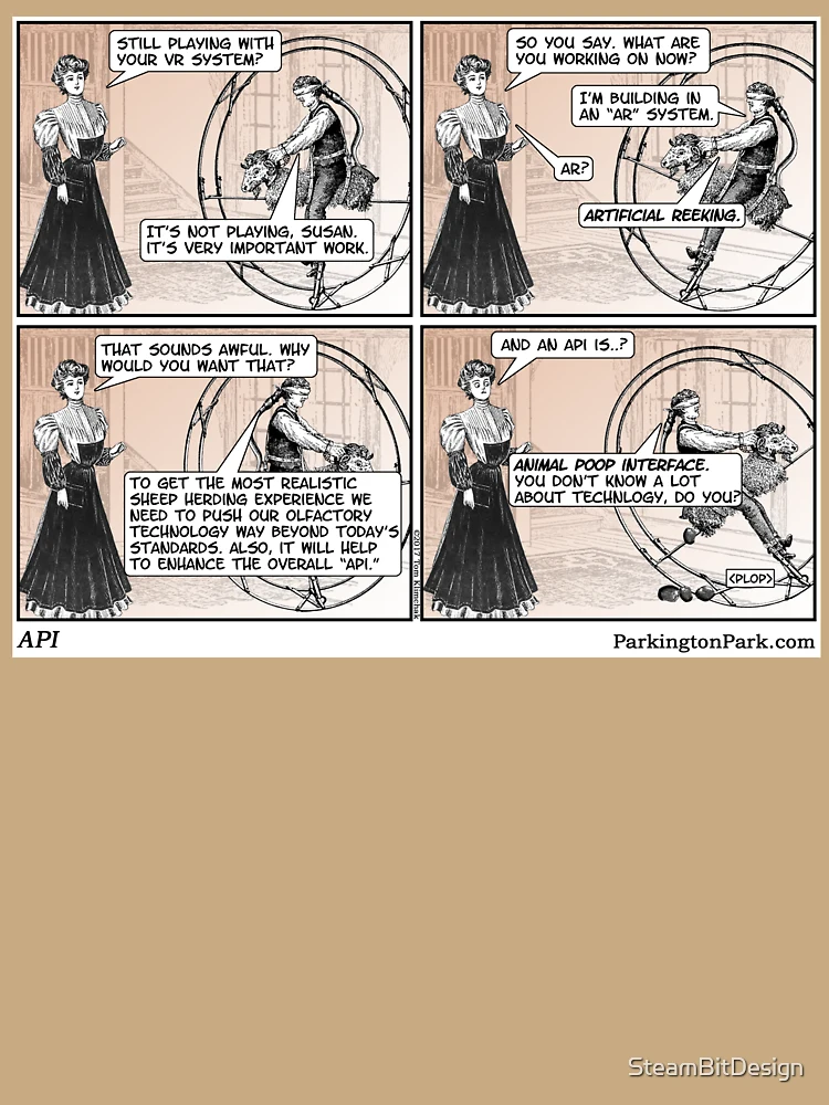 Thumbnail 6 of 6, Premium Oversized Sweatshirt, API Comic designed and sold by SteamBitDesign.