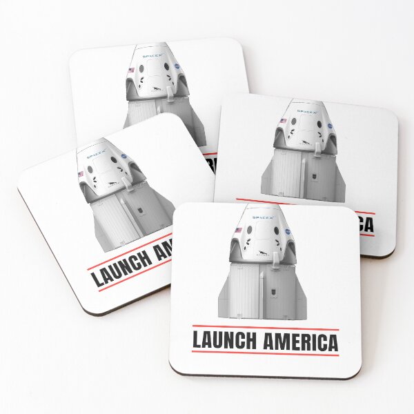 Item preview, Launch America, Nasa, SpaceX Demo-2, Crew Dragon designed and sold by joetrade.