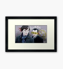 Falling is just like Flying Framed Print