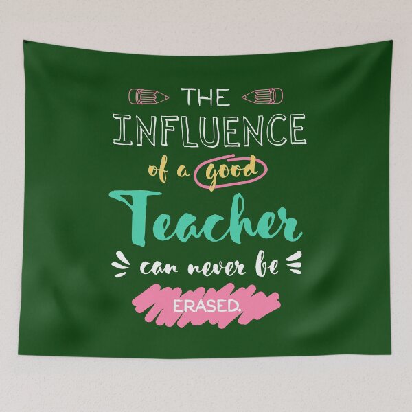 Item preview, The influence of a good Teacher can never be erased - Thank You Christmas End of Year designed and sold by betternotes.