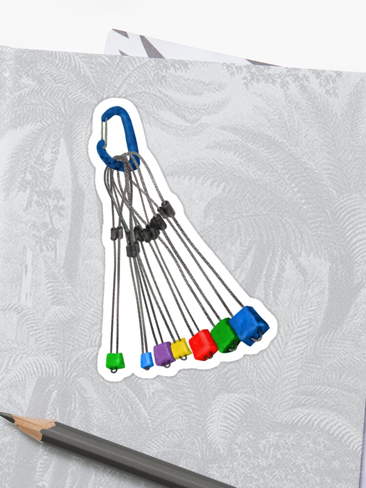 Rock Climbing Gear Sticker By Piedaydesigns Redbubble