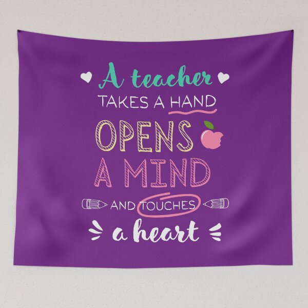 Item preview, A Teacher takes a Hand opens a Mind touches a Heart - Appreciation Gifts for Teachers designed and sold by betternotes.
