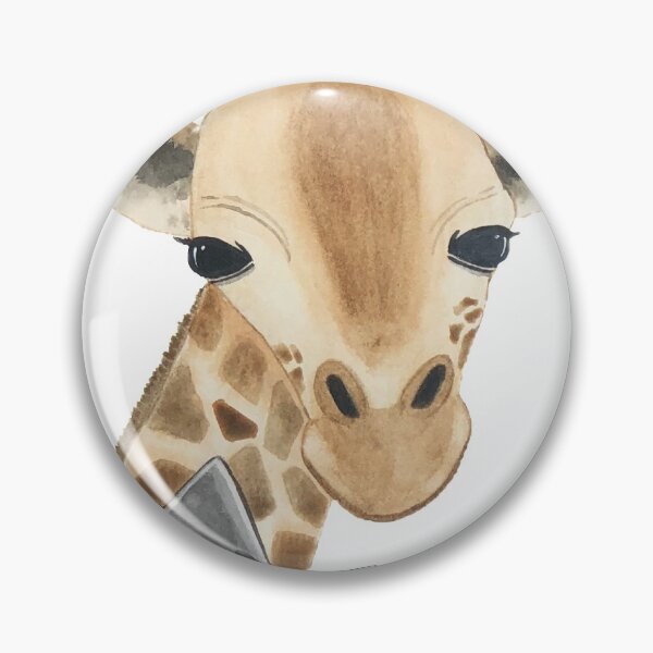 Artikelvorschau, Aquarell Giraffe mit Fliege entworfen und verkauft von VioletaBaez.