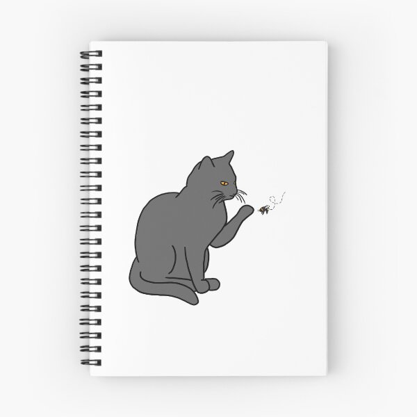 Item preview, Grey cat with bee designed and sold by -crafty-cat-.