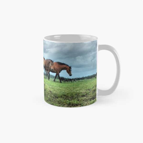Item preview, Three Horses Facing The Storm designed and sold by Kim Taylor.