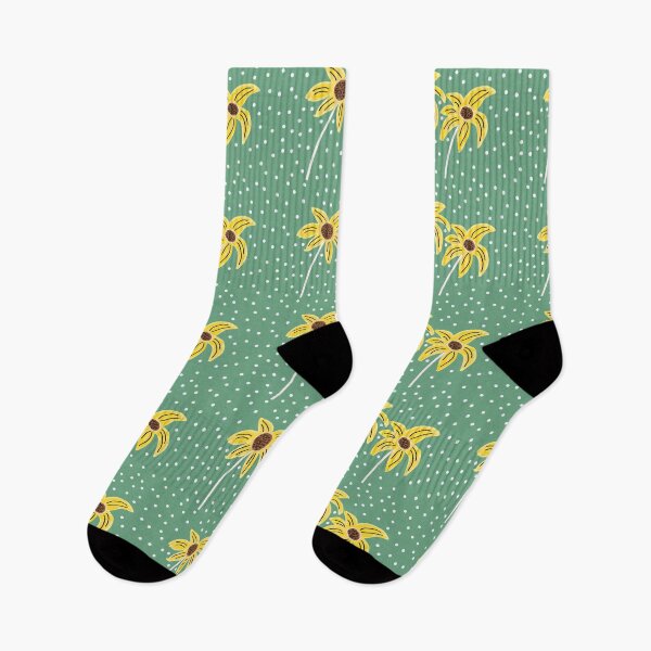 Item preview, Yellow Daisies with Polka Dot Background designed and sold by RepeatCandy.