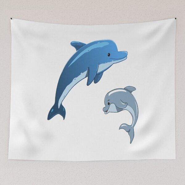 Item preview, Mother and son Dolphin playing designed and sold by imadstor.