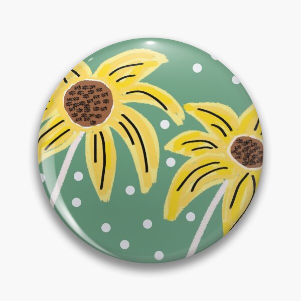 Item preview, Yellow Daisies with Polka Dot Background designed and sold by RepeatCandy.
