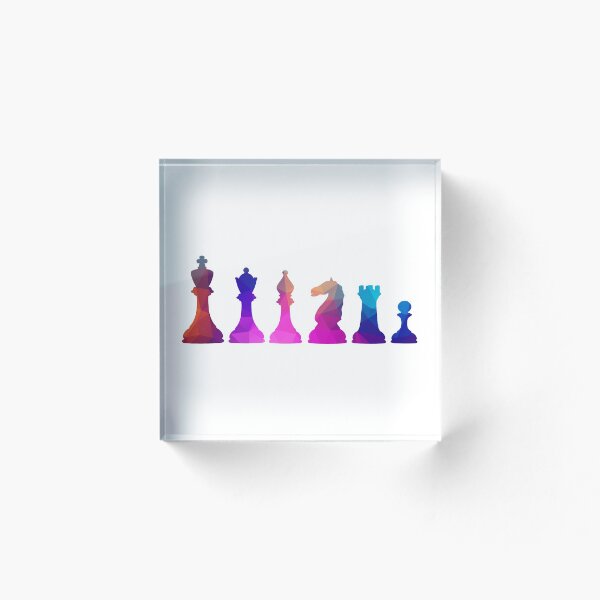 Item preview, Colorful Chess Pieces designed and sold by PH-Design.