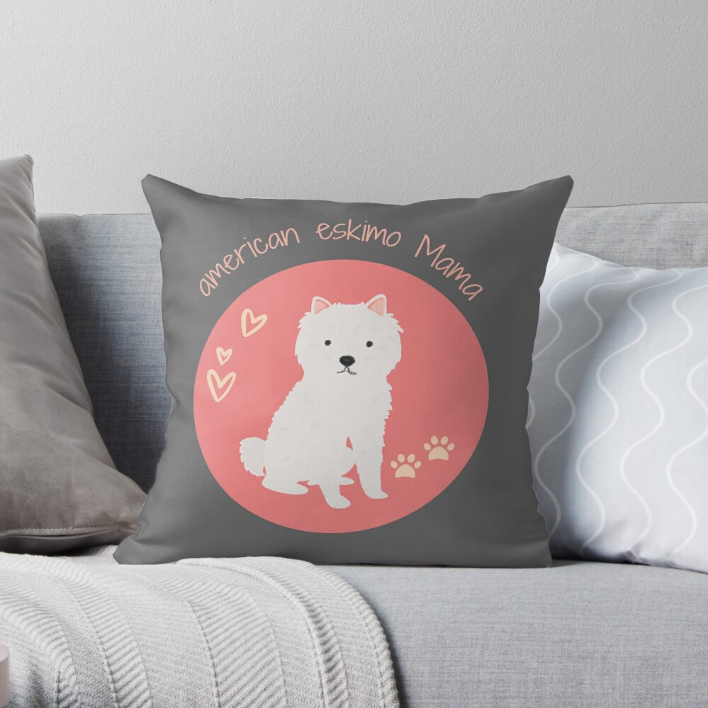 american eskimo pillow