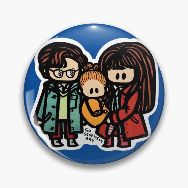 Item preview, ASOUE Baudelaires (with white outline) designed and sold by gogenevieve.