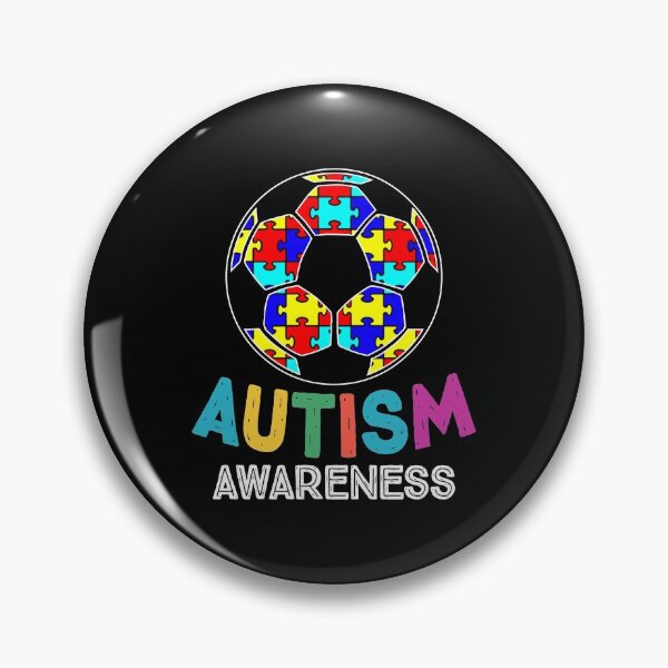 Item preview, Autism Awareness Soccer designed and sold by Bendthetrend.