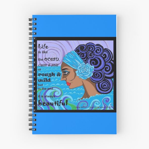 Item preview, Life Is Like The Ocean designed and sold by PositiveWarfare.