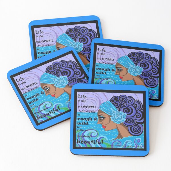 Item preview, Life Is Like The Ocean designed and sold by PositiveWarfare.