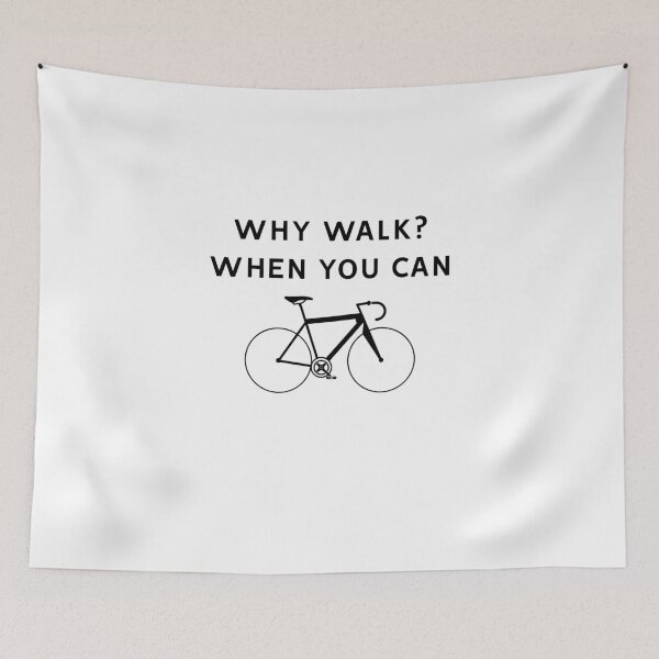 Item preview, Why walk when you can bike? designed and sold by Statim.