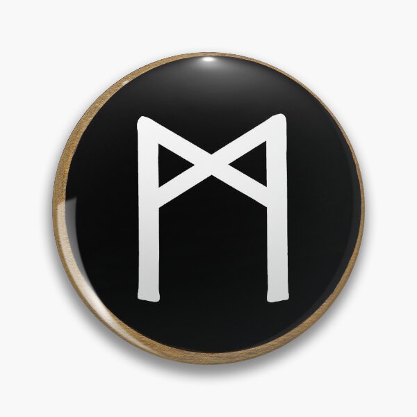 Item preview, Mannaz Futhark Rune - Mankind, Intelligence designed and sold by Laura Montserrat.