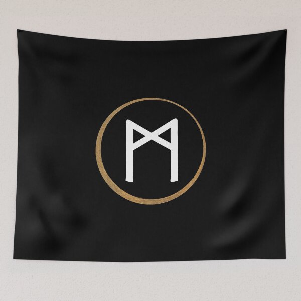 Item preview, Mannaz Futhark Rune - Mankind, Intelligence designed and sold by Laura Montserrat.