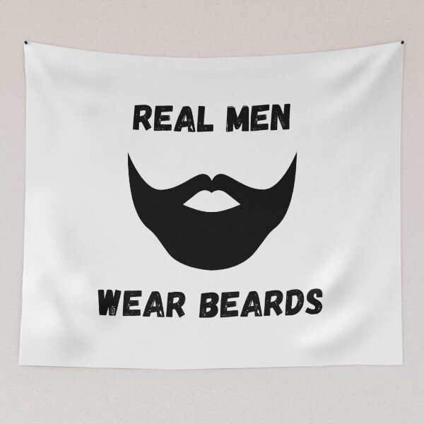 Item preview, Real men wear beards / Real men wear beards designed and sold by KafeTreson.