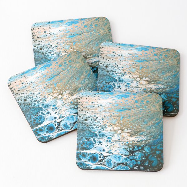Item preview, Dreary Acrylic Pour Painting designed and sold by Ashley Branstetter.