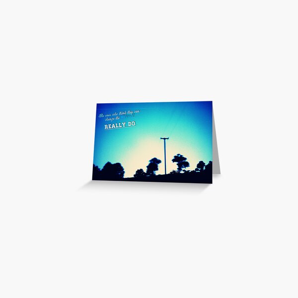 Those who think... Greeting Card