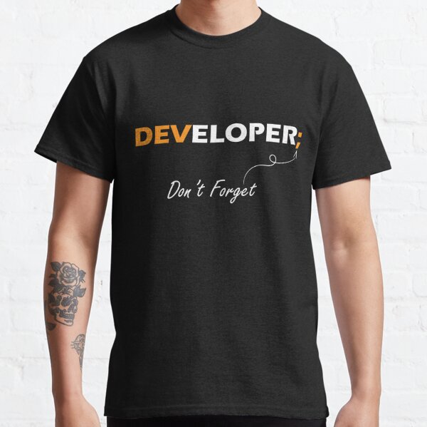 Developer | don't forget the semicolon