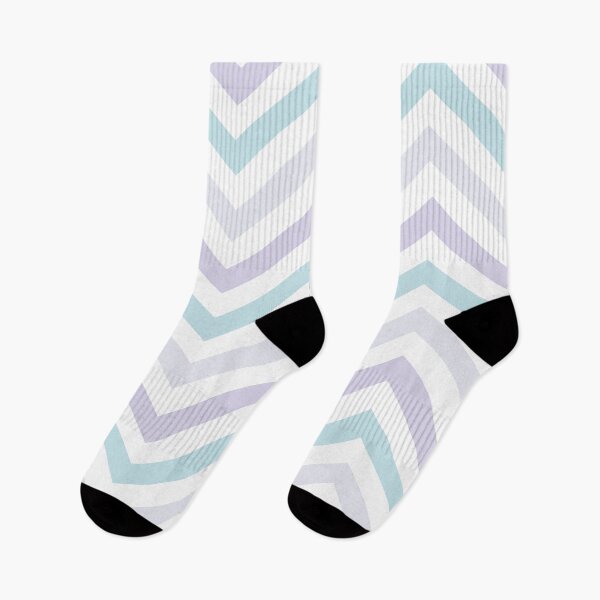 Item preview, Blue pastel zigzag pattern designed and sold by hexdecor.