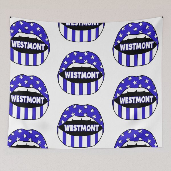 Item preview, Camp Westmont Lips Sticker designed and sold by stuckbyzoe !.